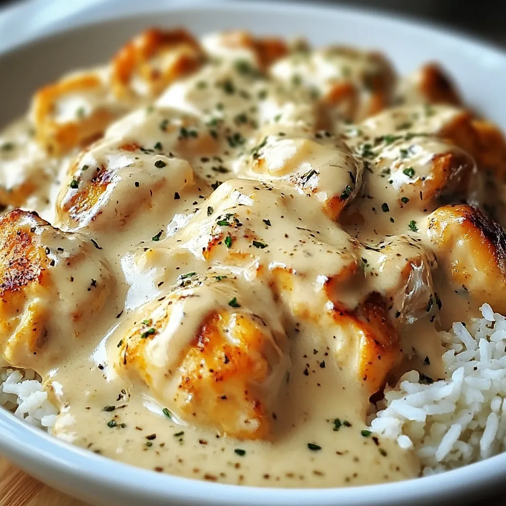 Alt text for second content image about Creamy Smothered Chicken And Rice