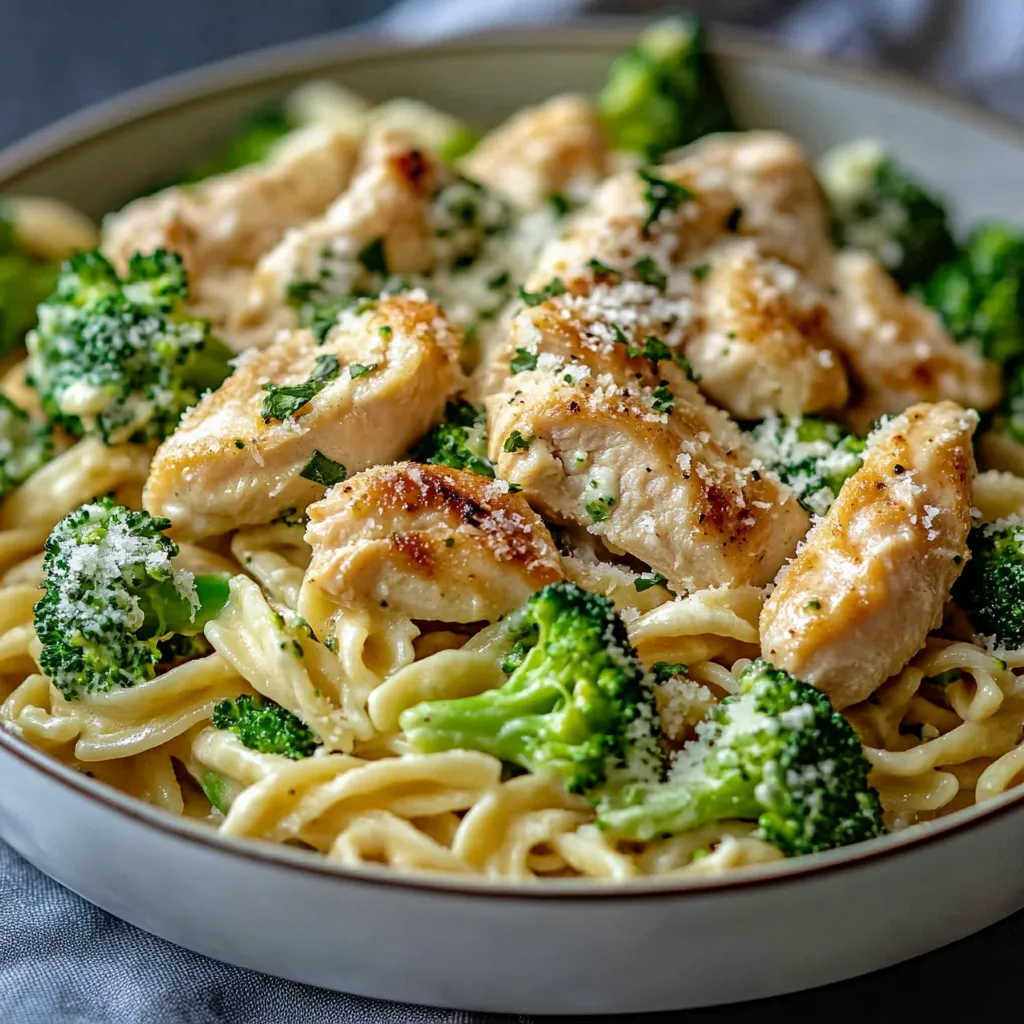 QUICK CHICKEN BROCCOLI PASTA