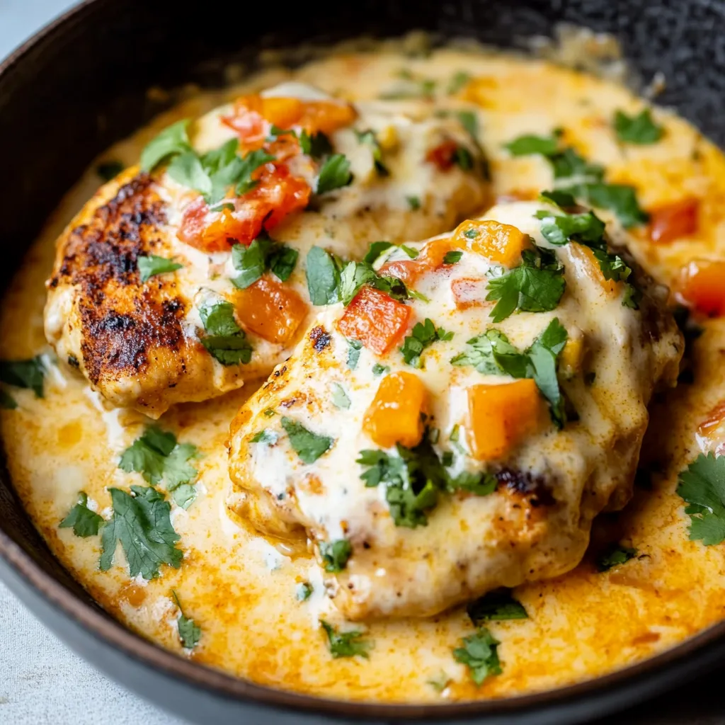 Easy Baked Queso Chicken