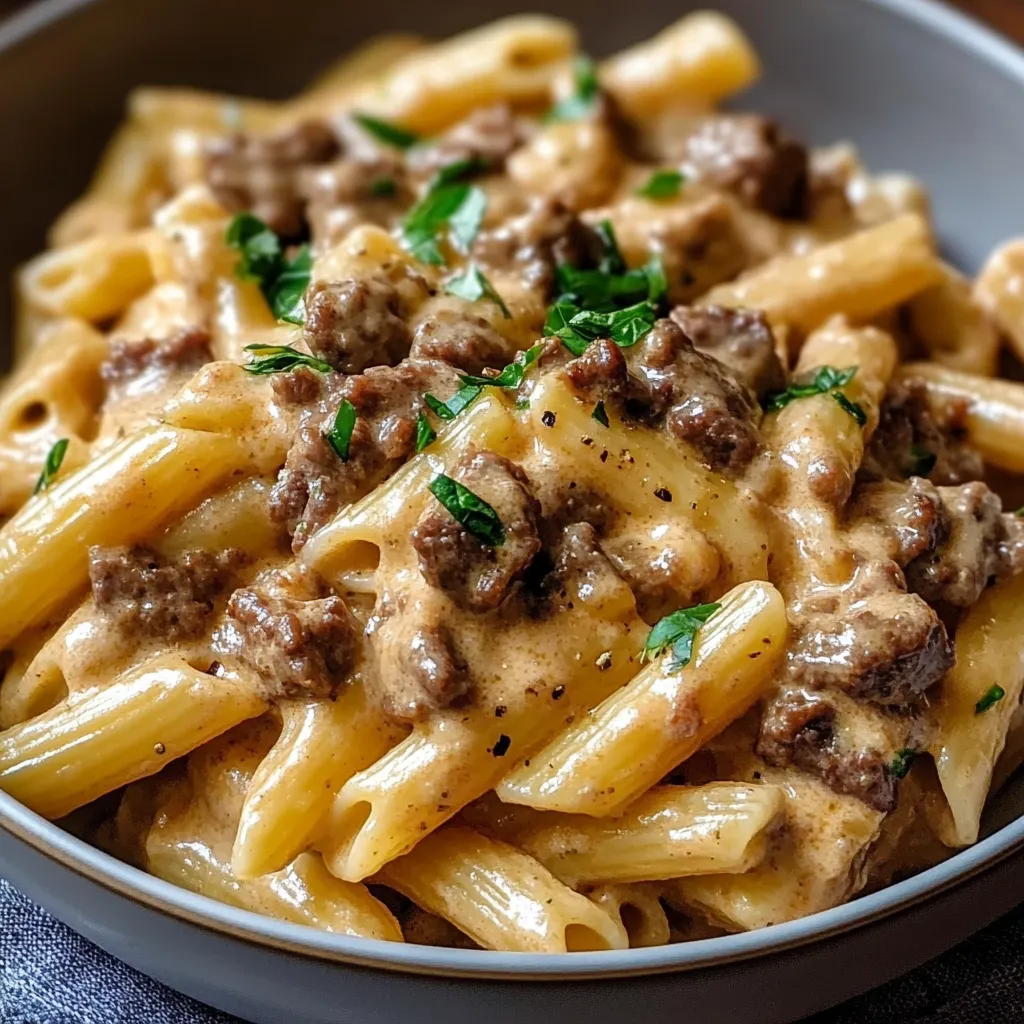 Creamy Beef Pasta for Cozy Nights