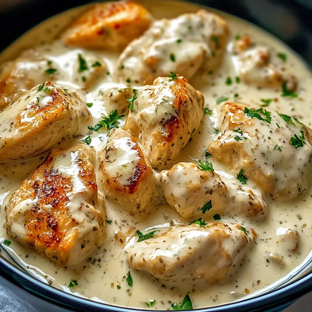 Creamy Ranch Crock Pot Chicken