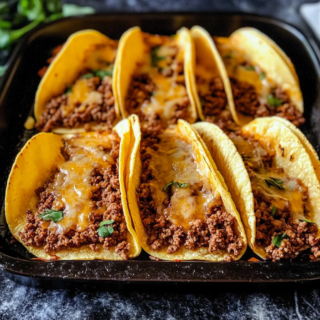 Crispy Ground Beef Tacos