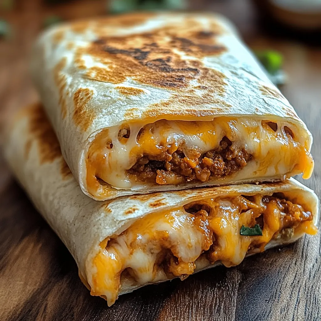 Easy Grilled Cheese Burrito