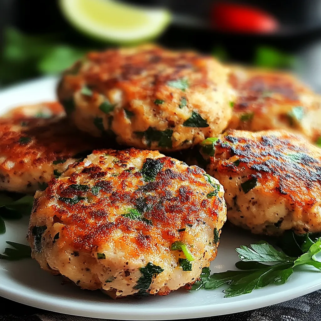Mediterranean Chicken Patties