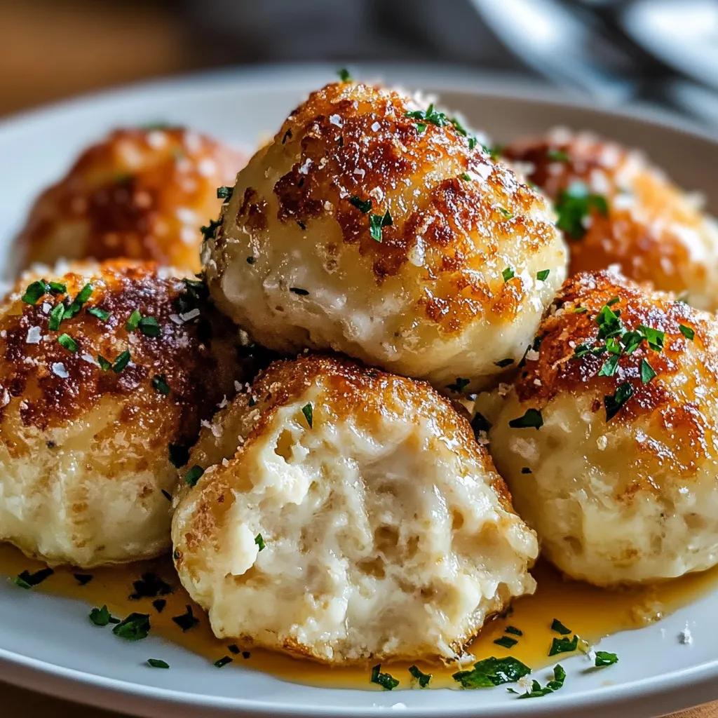Parmesan Cloud Chicken Bombs
