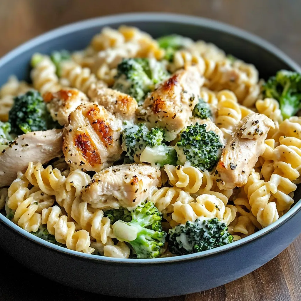 Rotisserie Chicken and Broccoli Pasta