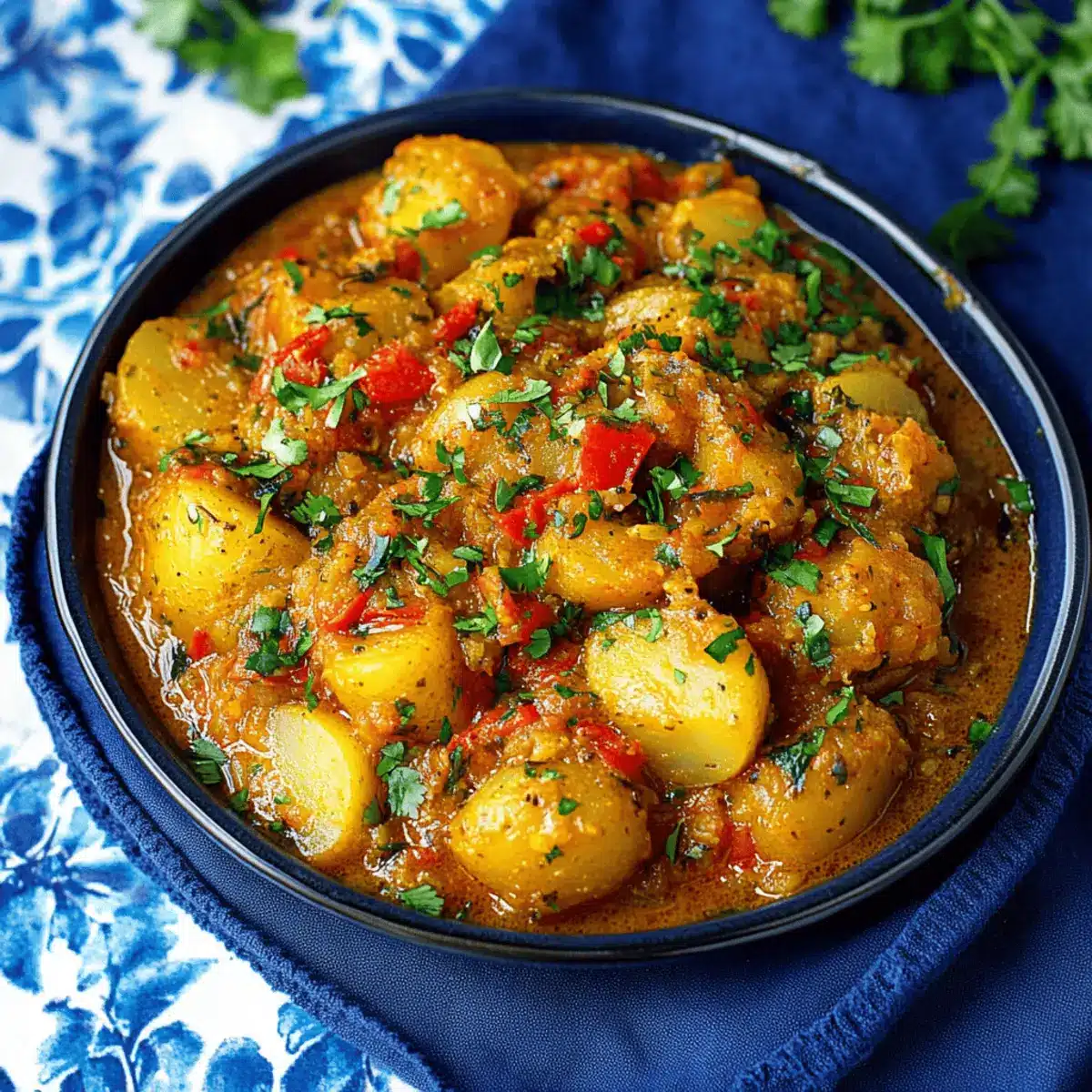 Dopiazeh Aloo Persian Potato Curry