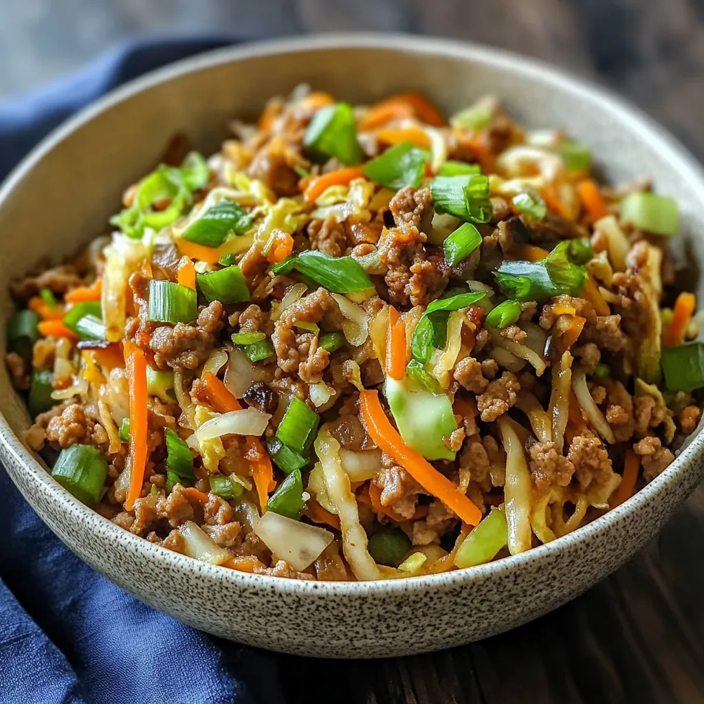 Egg Roll in a Bowl Crack Slaw