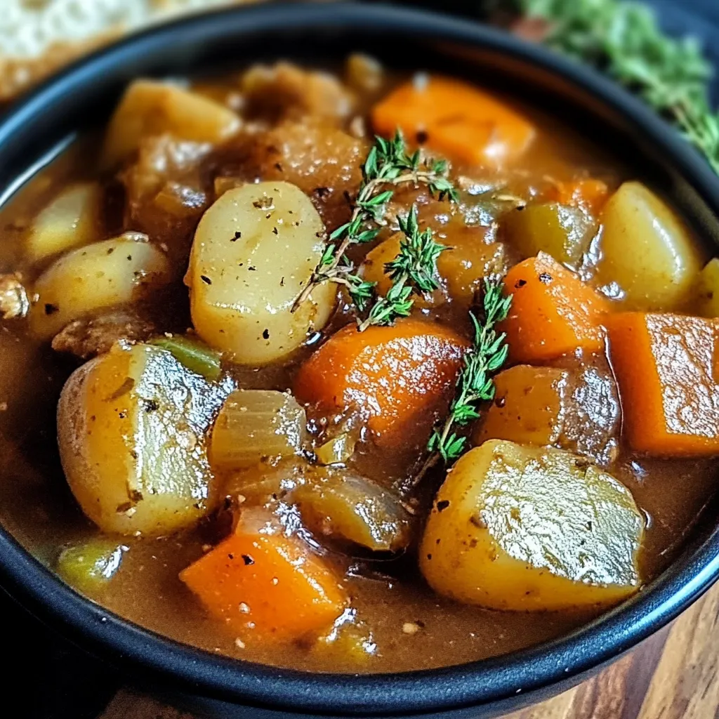 Hearty Irish Vegetarian Stew