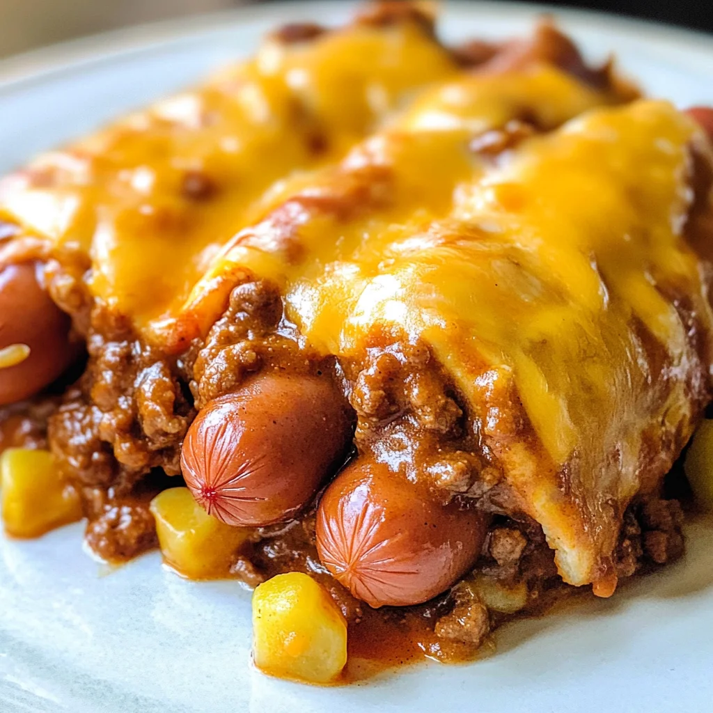 Keto Chili Dog Casserole