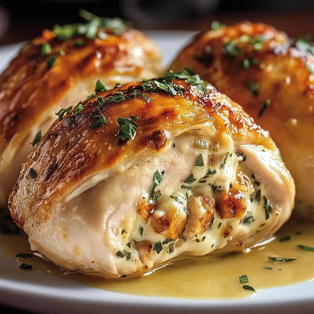 Ruth’s Chris Stuffed Chicken (Copycat)