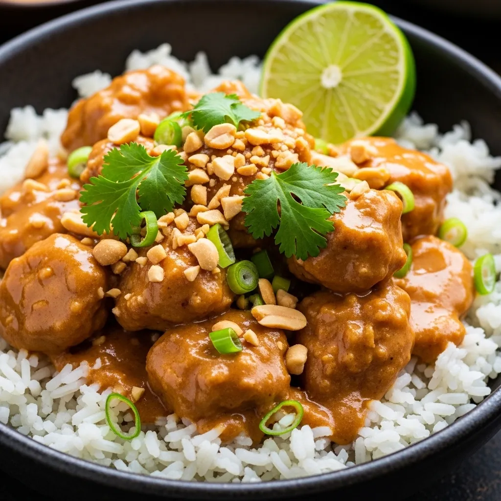Slow Cooker Thai Peanut Chicken