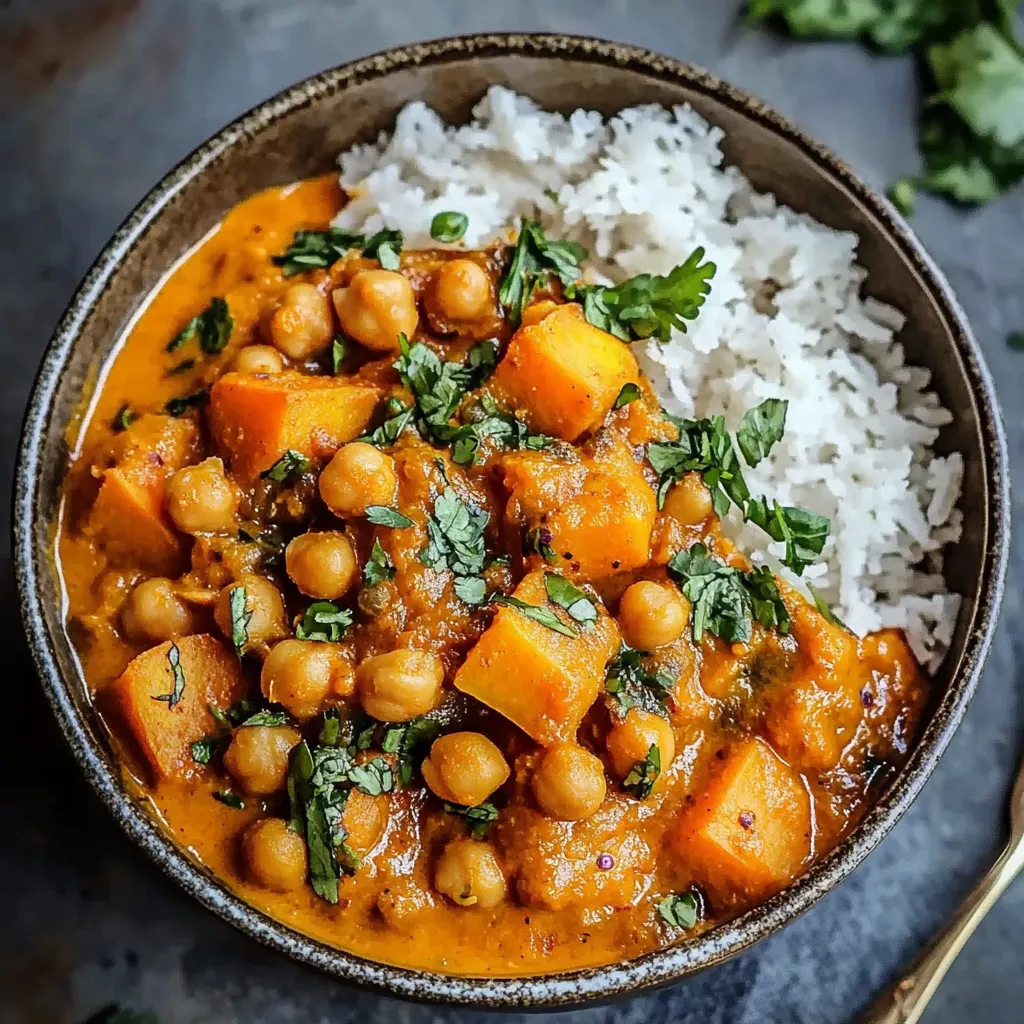 Sweet Potato and Chickpea Curry