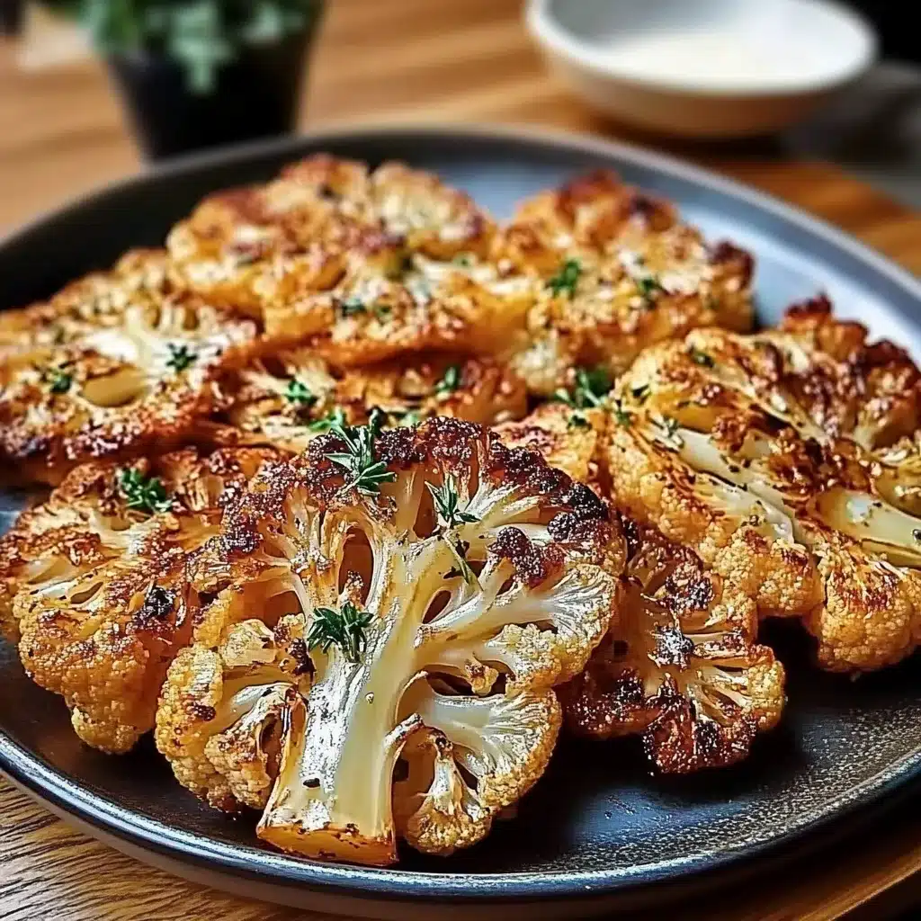 Crispy Baked Cauliflower Steaks