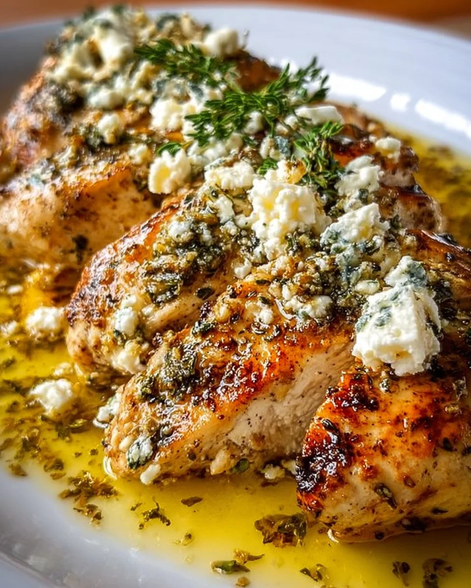 Greek Lemon Chicken with Feta