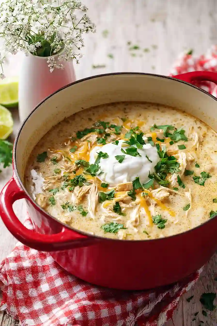 Tasty Keto White Chicken Chili