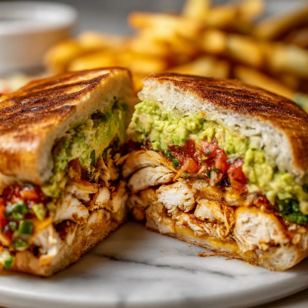 Loaded Chicken Avocado Sandwich Recipe