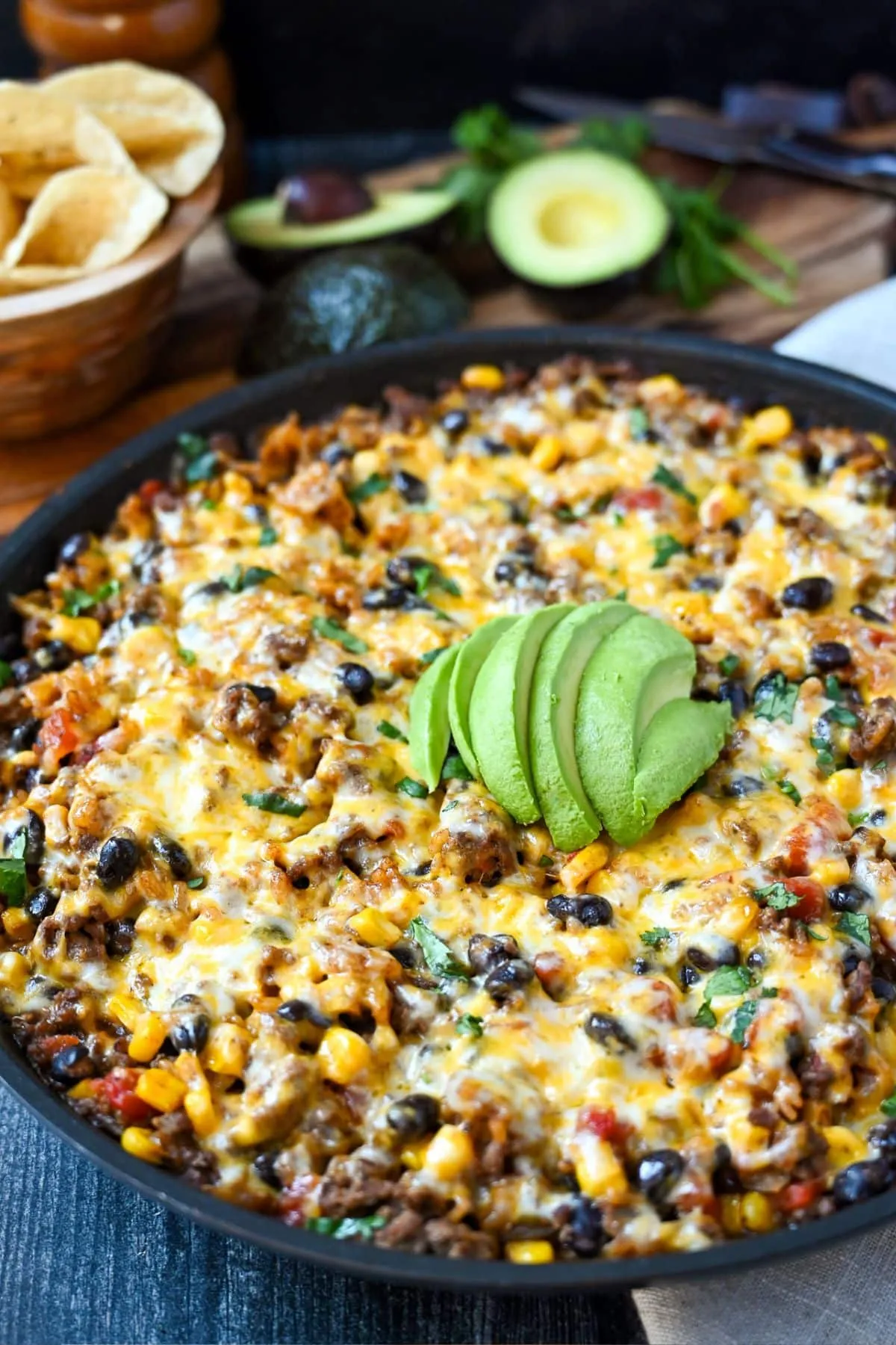 Cheesy Taco Rice Skillet