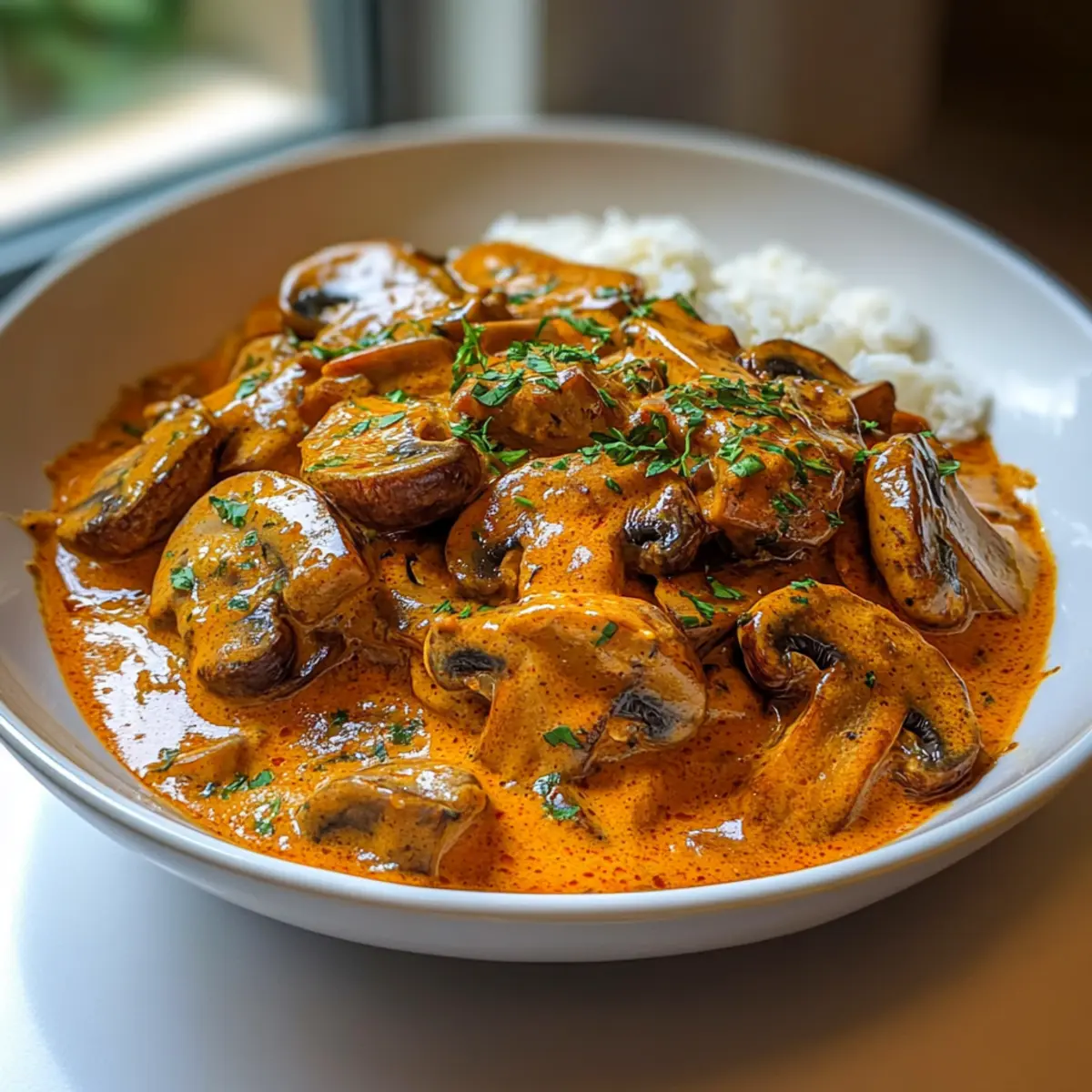 Creamy Hungarian Mushroom Paprikash