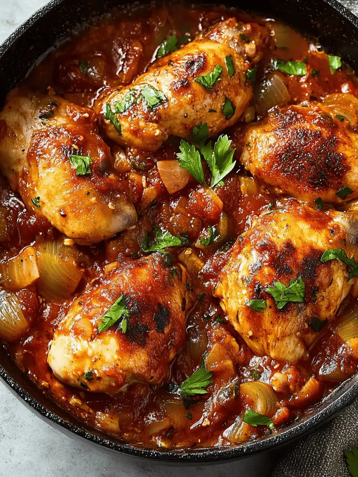 Classic One-Pan Chicken Marengo