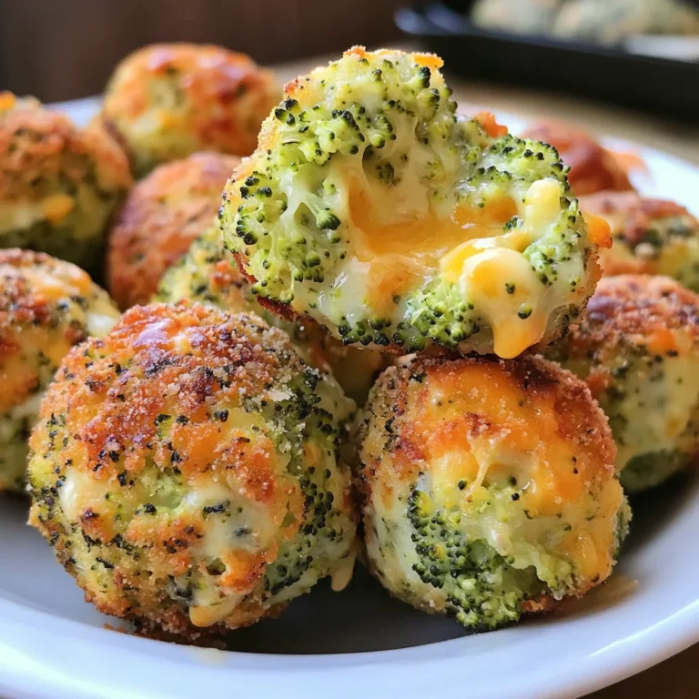Baked Broccoli Cheese Balls