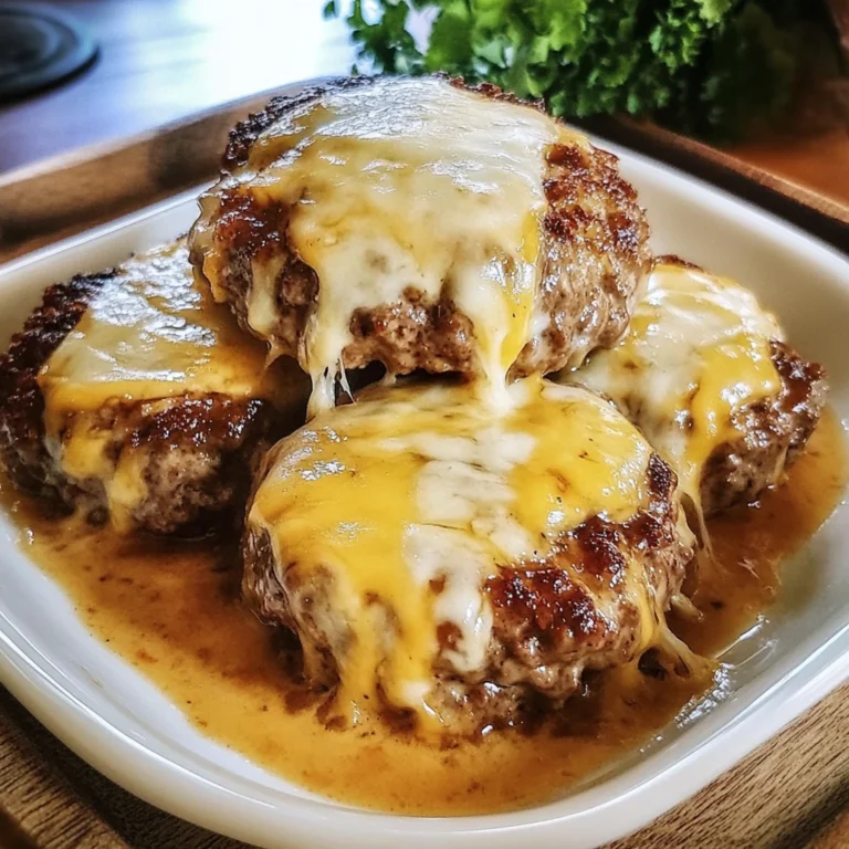 Crispy Stuffed Cheesy Baked Meat Patties