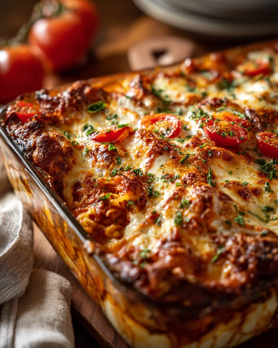 Protein-Packed Chicken Parmesan Casserole
