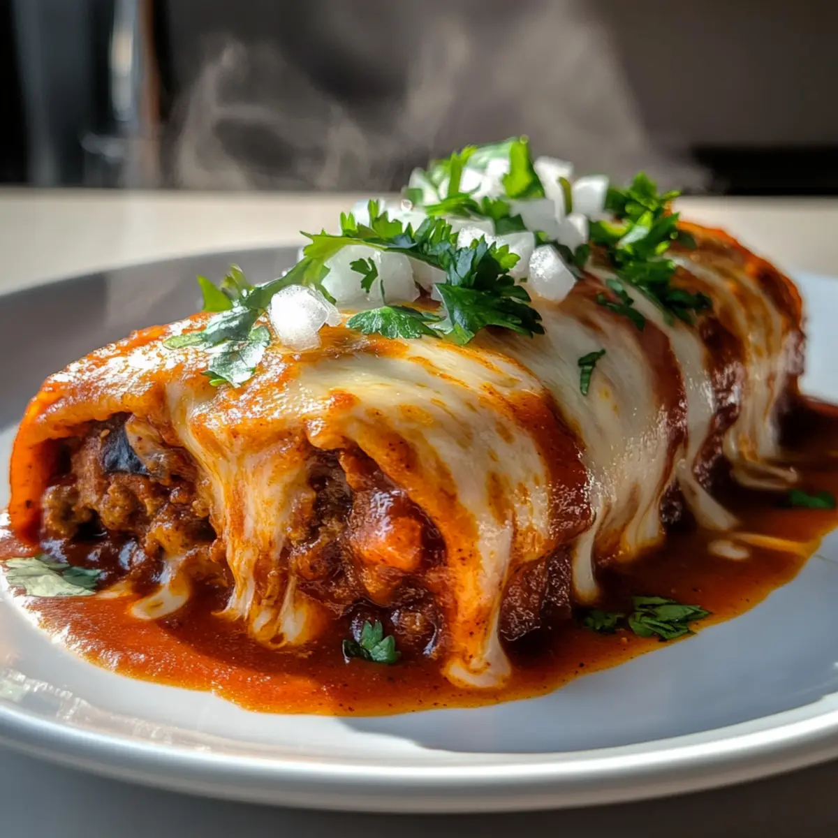 The Ultimate Loaded Beef & Bean          Enchirito Recipe