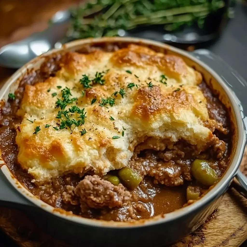 Ultimate Minced Beef Cobbler