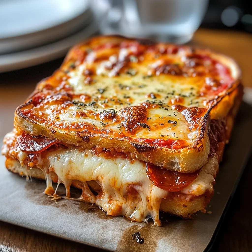Ultimate Loaded Pizza Grilled Cheese