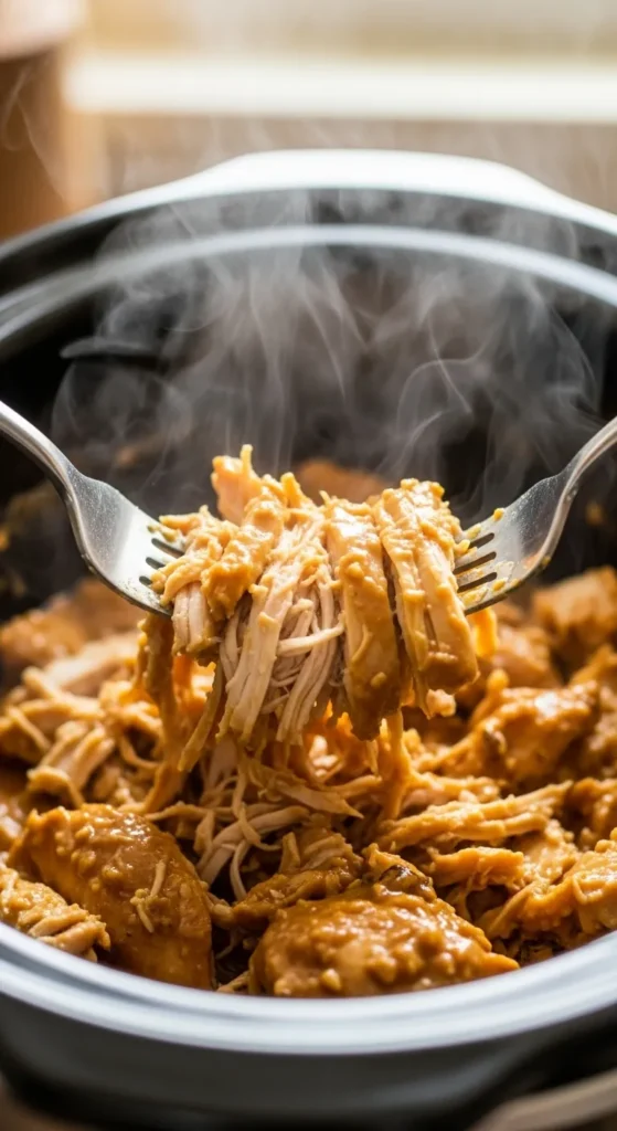 Creamy Slow Cooker Thai-Style Peanut Chicken