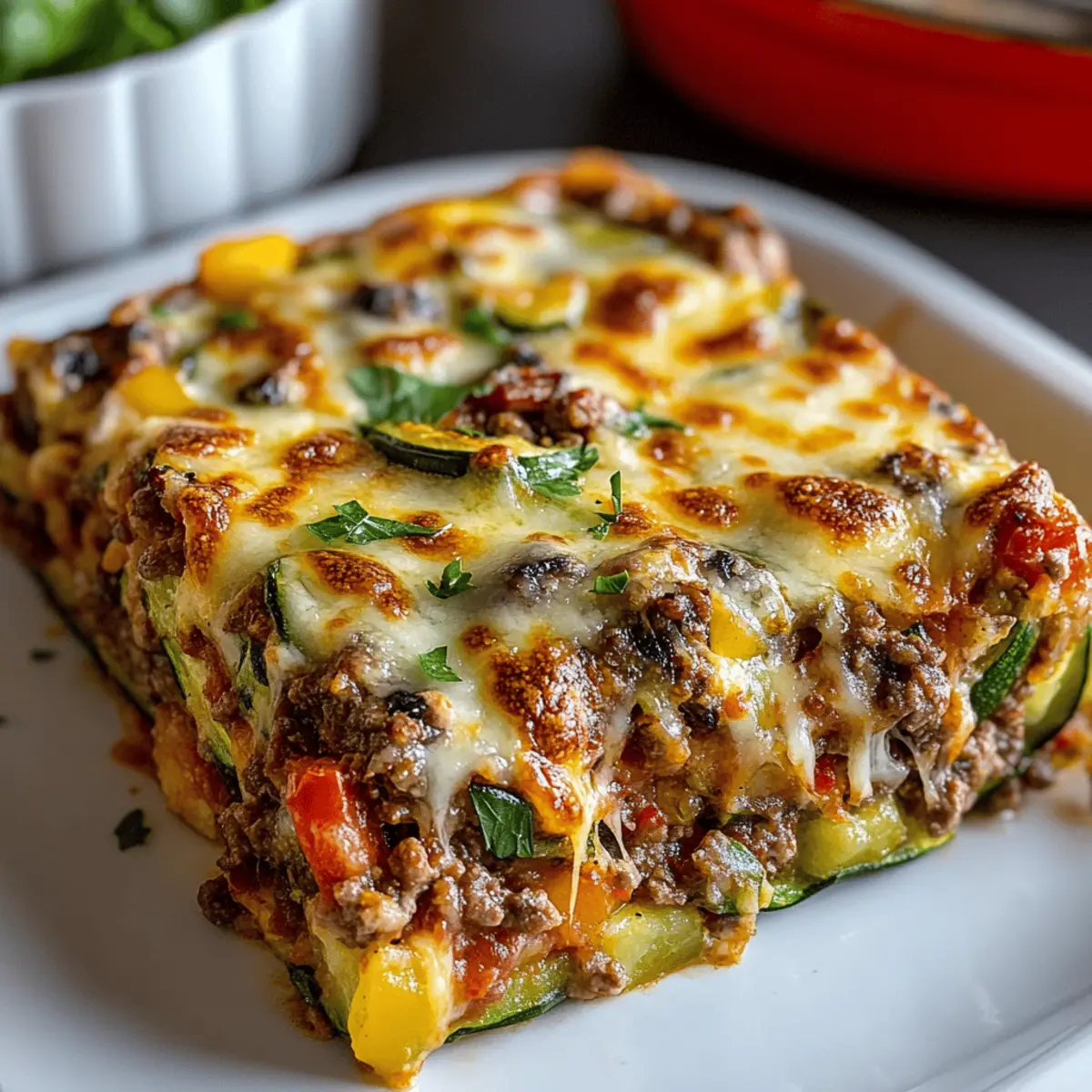 Zucchini Pizza Casserole