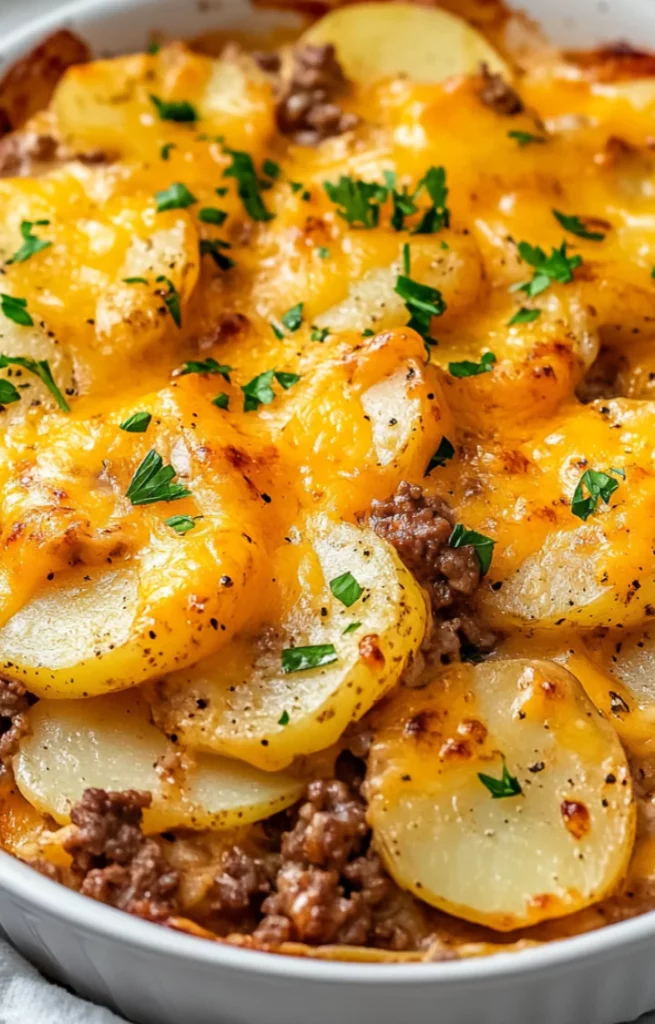 Hobo Casserole Ground Beef Recipe (Classic Layered Potato Bake)