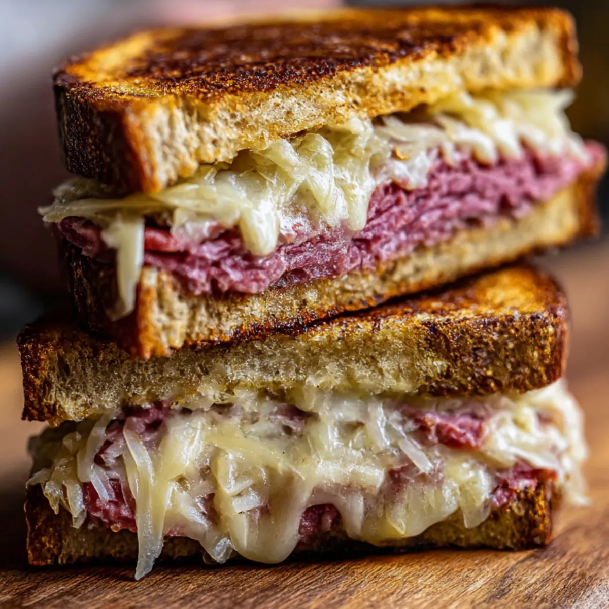 High Protein Reuben Sandwich