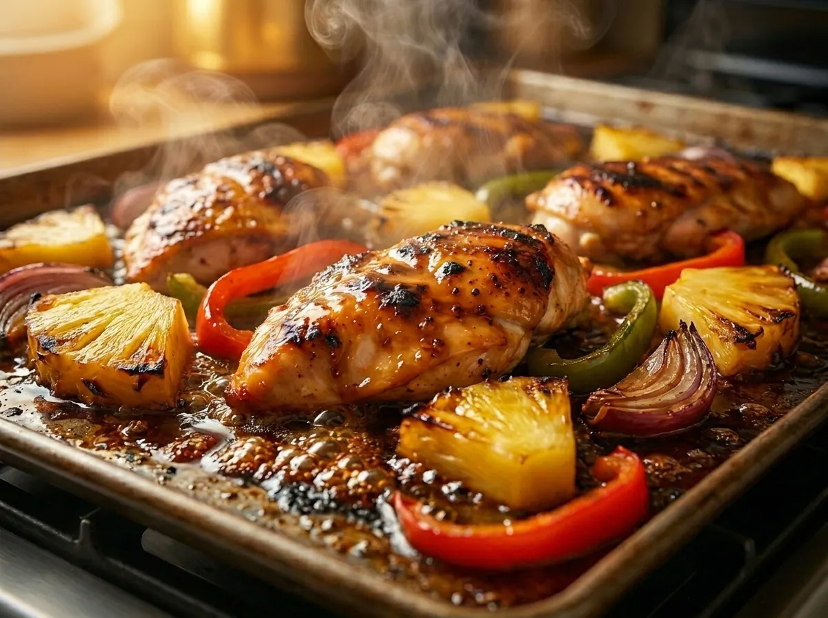 Easy Hawaiian Chicken Sheet Pan Recipe for Busy Weeknight Dinners
