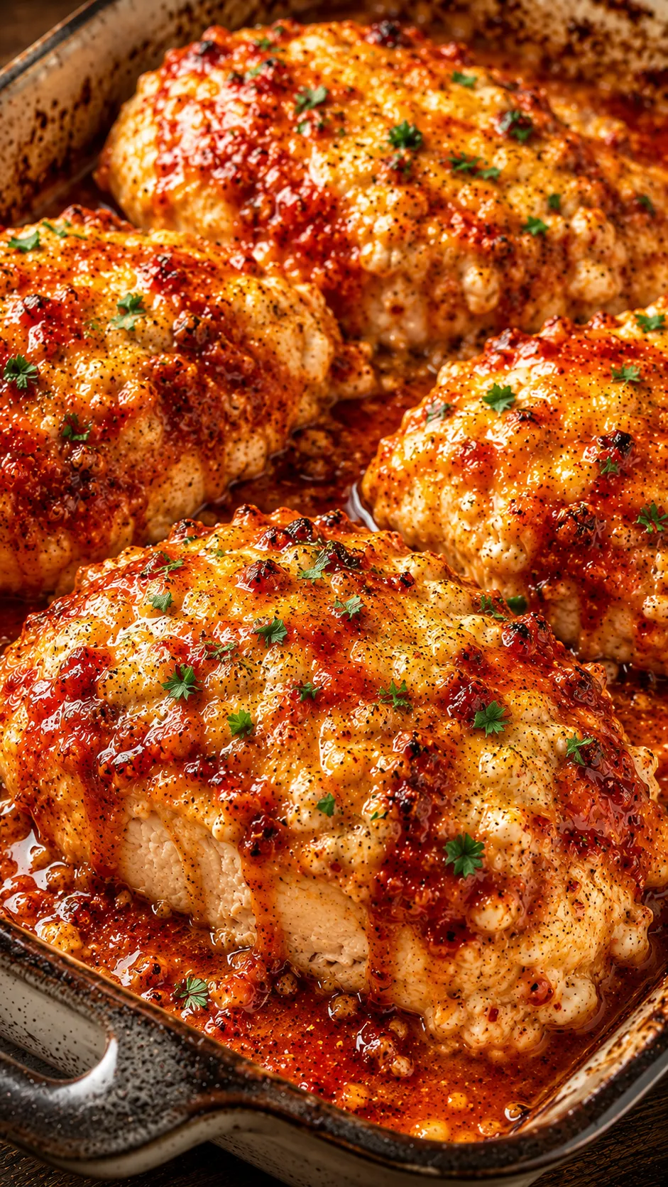Cottage Cheese Parmesan Firecracker Chicken