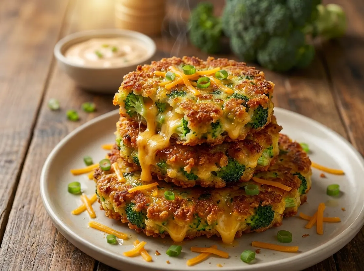 Crispy Broccoli Cheddar Fritters Recipe for Easy Family Meals