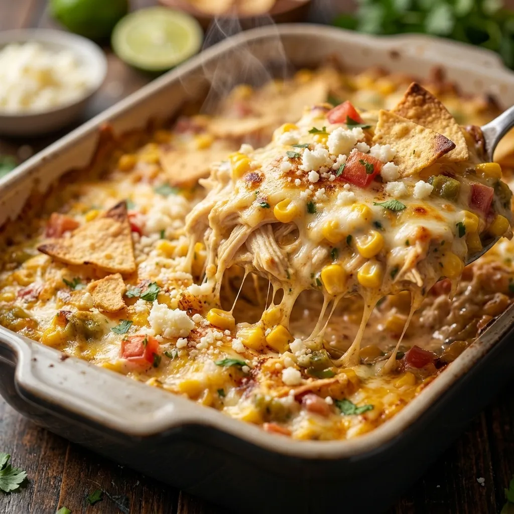 Easy Street Corn Chicken Casserole for Cozy Family Dinners