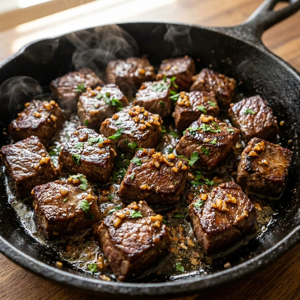 Garlic Butter Steak Bites