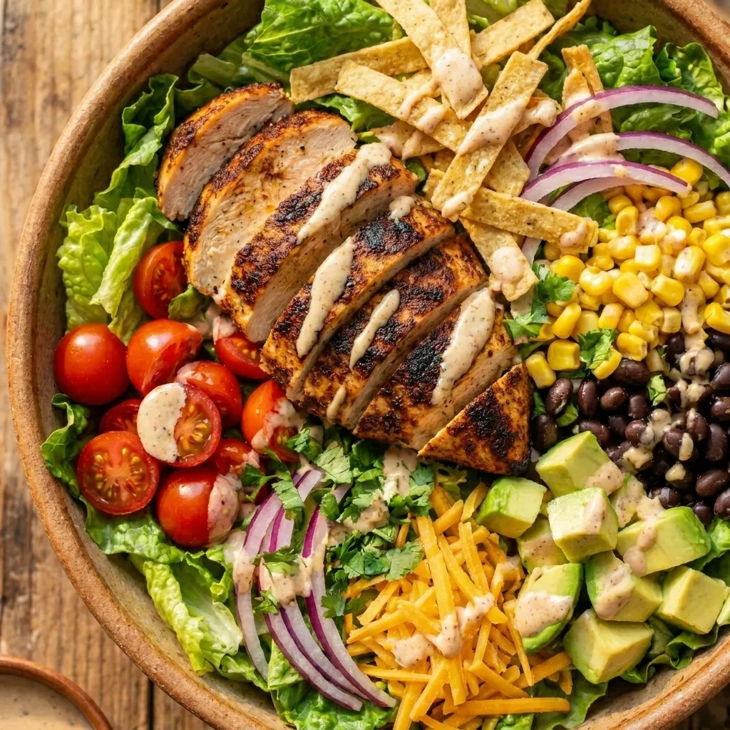 Zesty Southwest Chicken Salad (Easy 35-Minute High Protein Dinner)