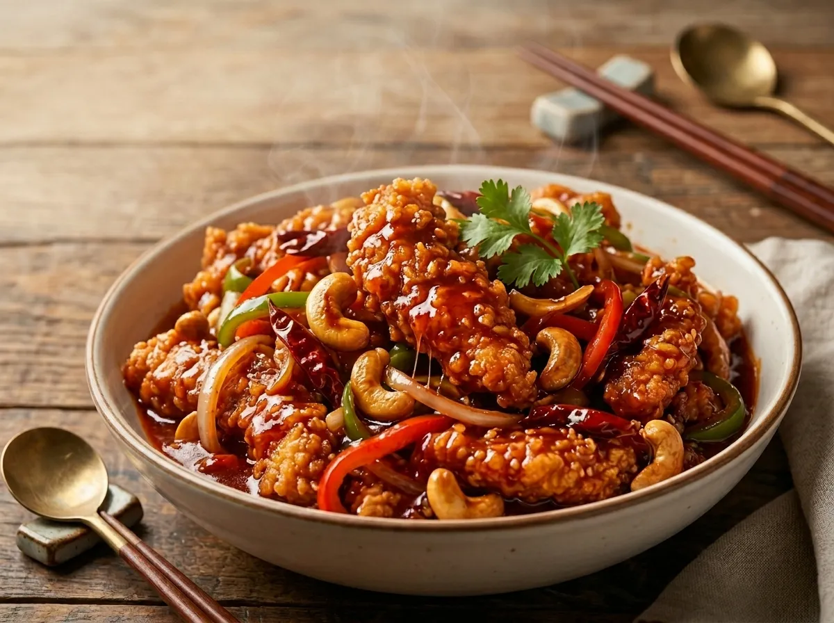 Sizzling Indo Chinese Dragon Chicken