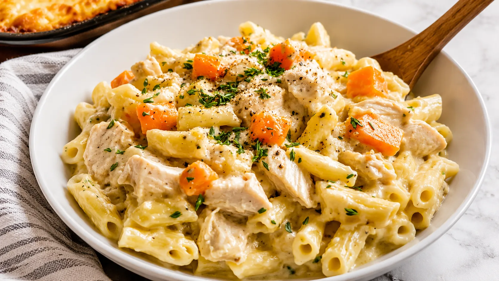 Creamy Chicken Pot Pie Pasta