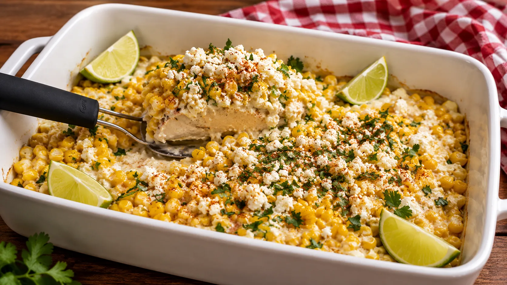 Mexican Street Corn Baked Chicken