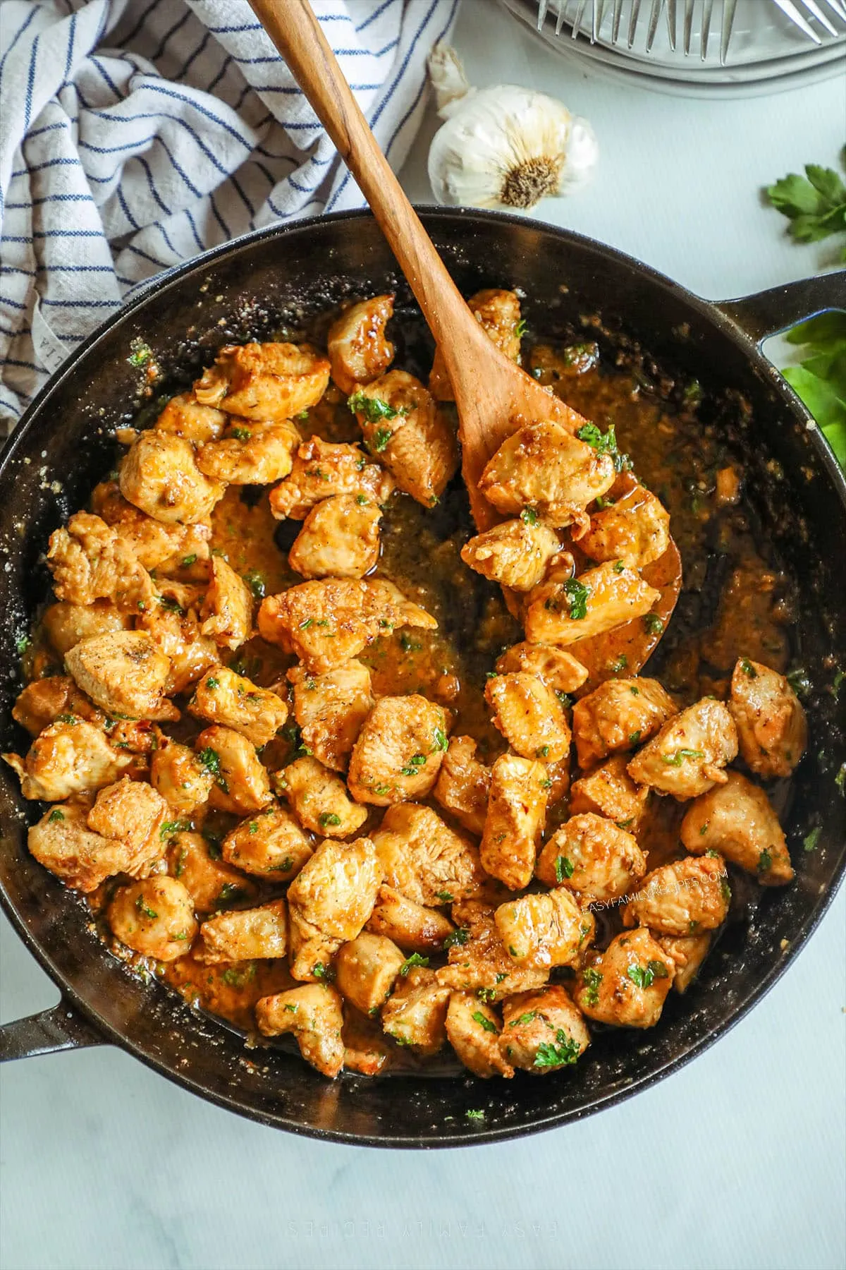 Garlic Butter Chicken Bites