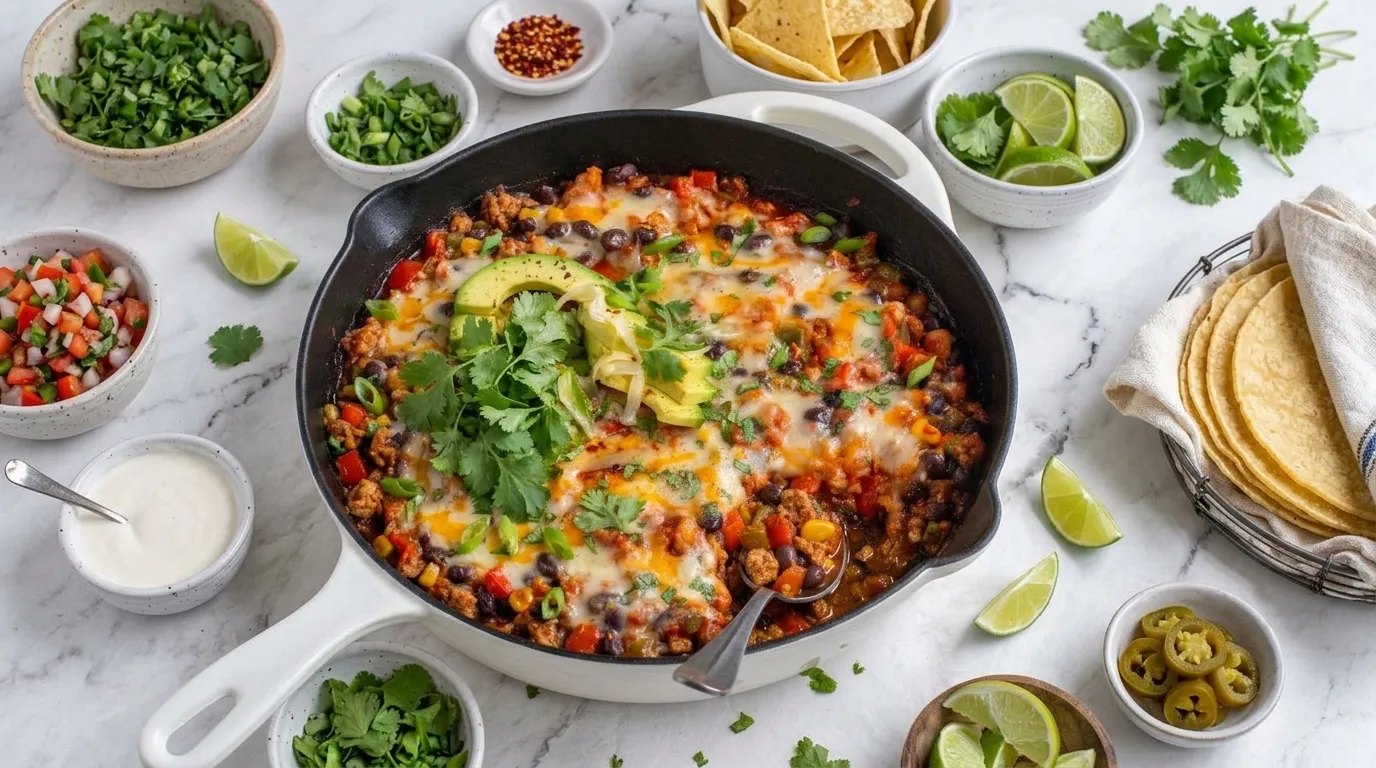 Turkey Taco Skillet