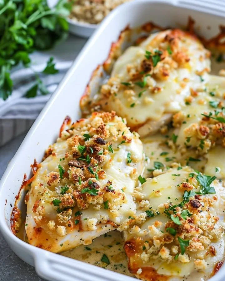 Baked Caesar Chicken