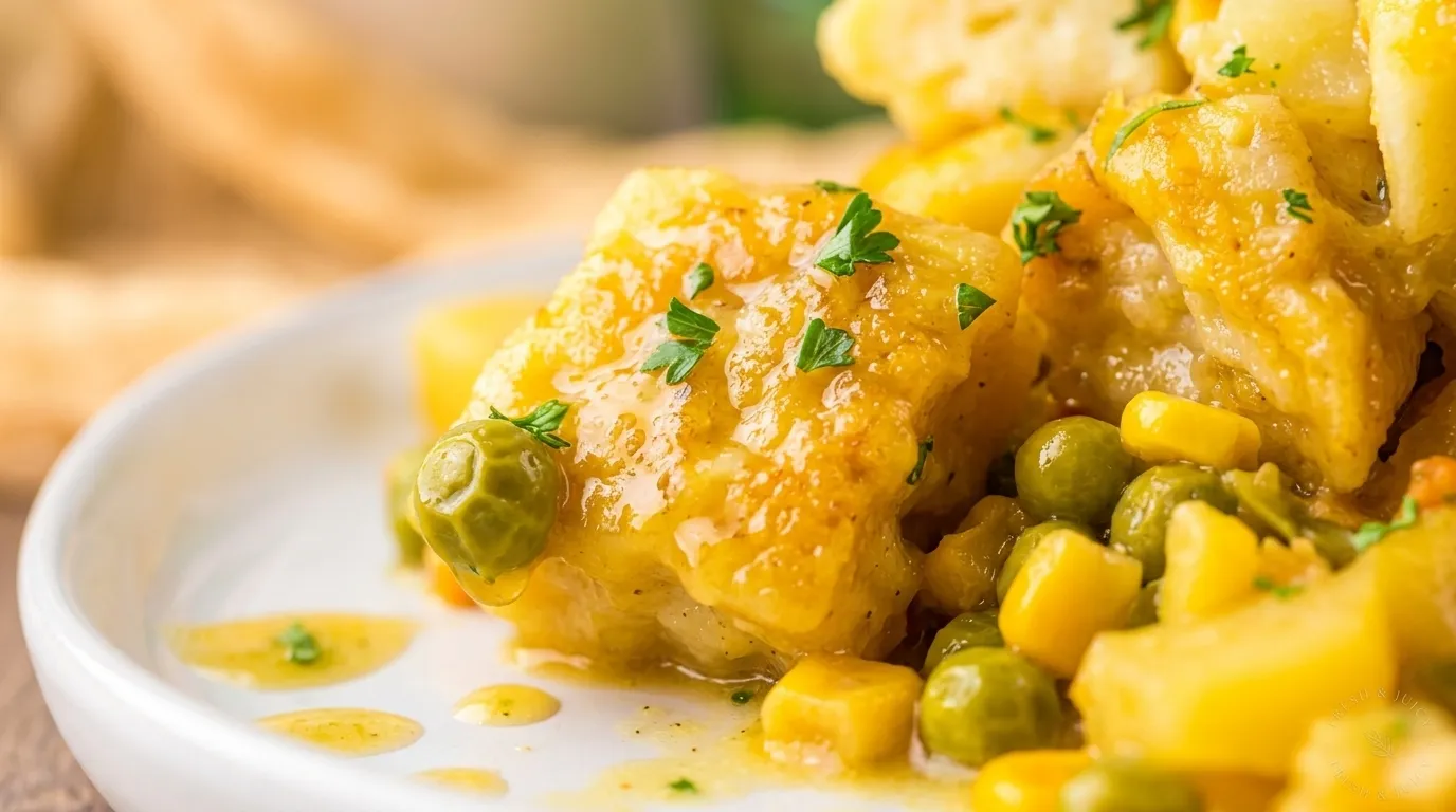Crockpot Chicken Pot Pie Casserole
