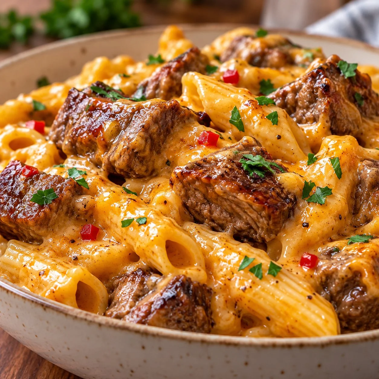 Ultimate Buffalo Cheddar Steak Pasta Recipe – Easy 25-Minute Dinner