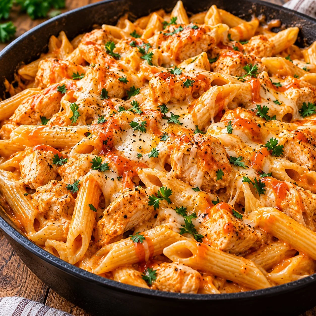 Buffalo Chicken Pasta