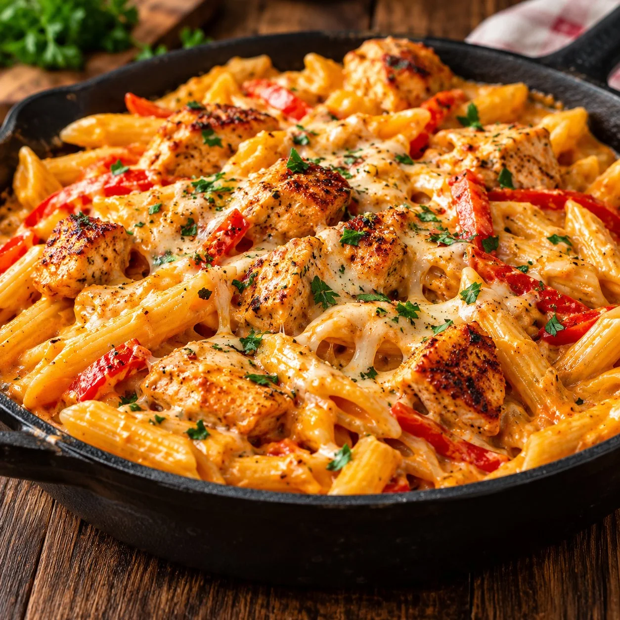 One Pan Buffalo Pepper Jack Chicken Pasta: A Flavorful Weeknight Meal